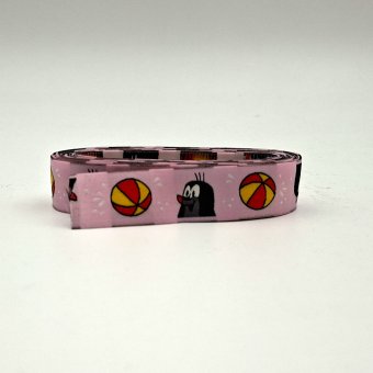 3 METER WEBBAND Maulwurf Ball Rosa 