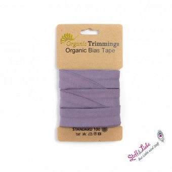 ORGANIC Jersey Schrägband 3 Meter LILAC 