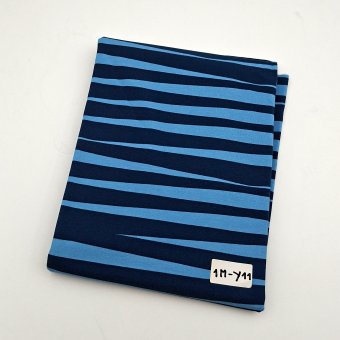Y11 - 1m Jersey BROKEN LINES Blau 