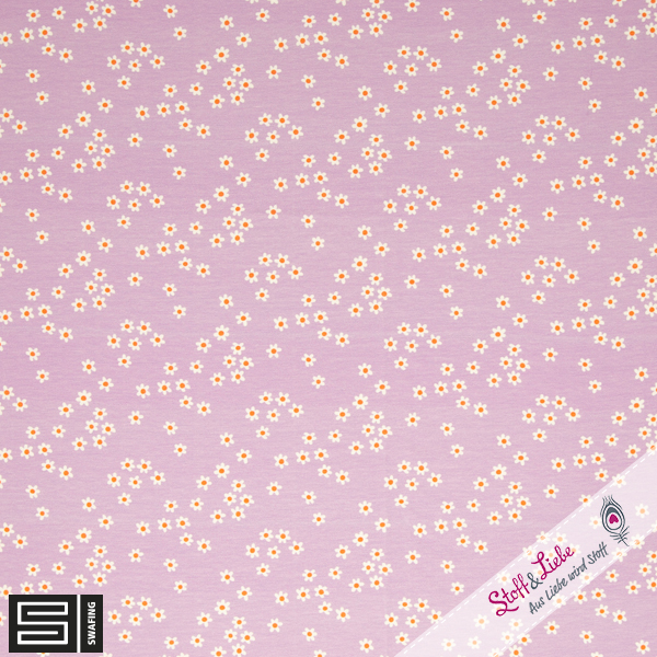 CHOSE HAPPY Jersey by Käselotti Blümchen FLIEDER