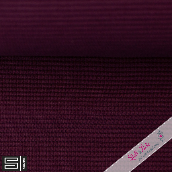 Ottoman Jersey BERGEN Lila by Swafing