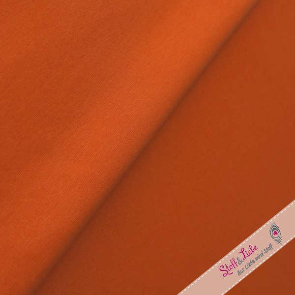 50 cm PAMUK Bündchen BURNT ORANGE
