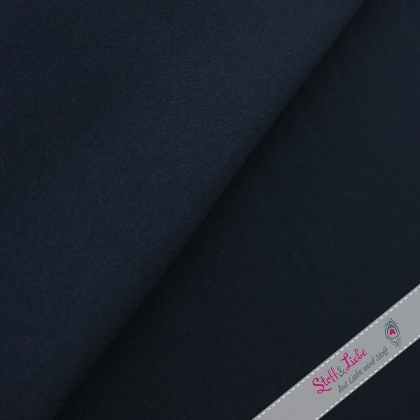 50 cm PAMUK Bündchen SCHWARZBLAU