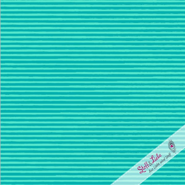 CANVAS Ringelies - TÜRKIS
