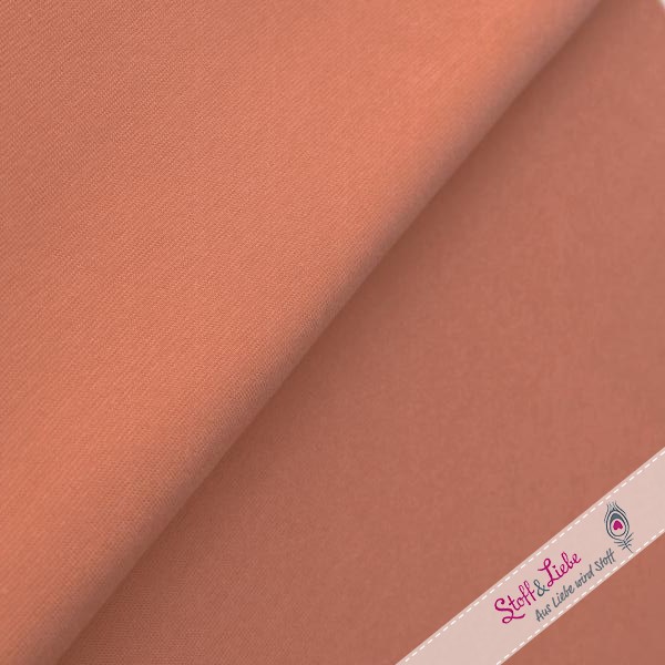 50 cm PAMUK Bündchen SANDSTEINROT