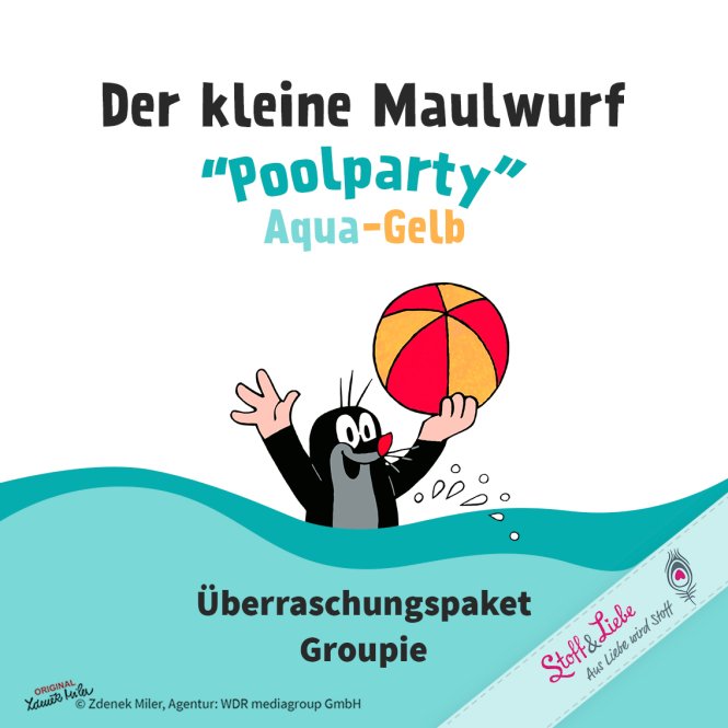 Maulwurf PoPa Groupie AQUA-GELB