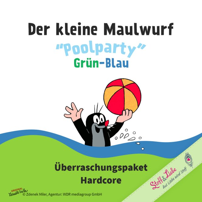 Maulwurf PoPa HARDCORE Grün-Blau XXL