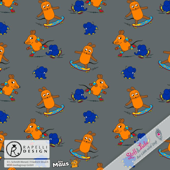 RESTE! DieMaus - SPORT GRAU Sweat