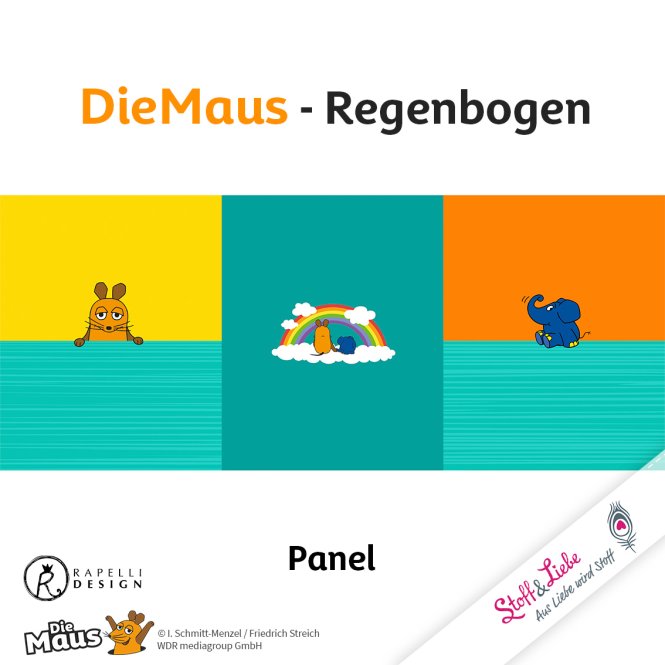 RESTE! DieMaus - Regenbogen PANEL