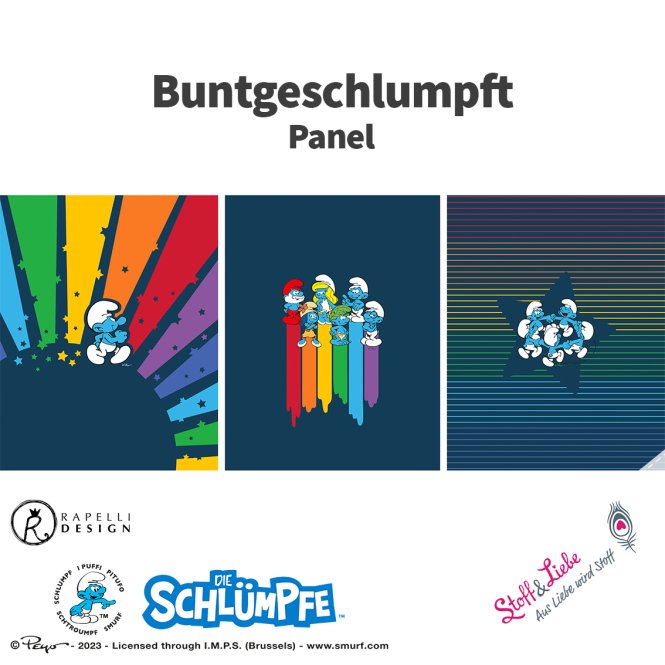 RESTE! Die Schlümpfe - Buntgeschlumpft PANEL