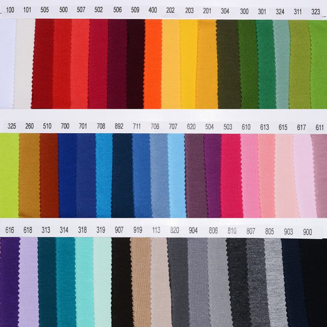 50 cm PAMUK Bündchen WEISS