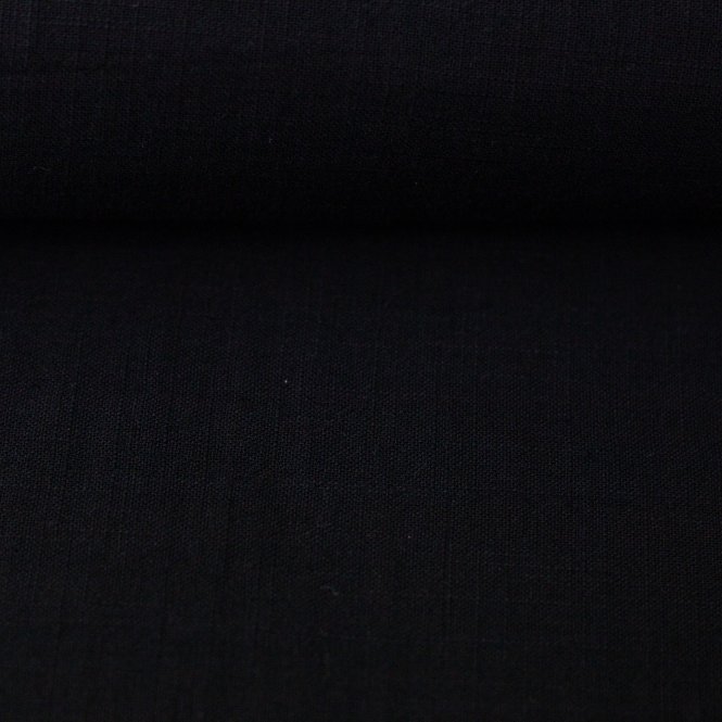 SOREA Double Slub Musselin Swafing SCHWARZ