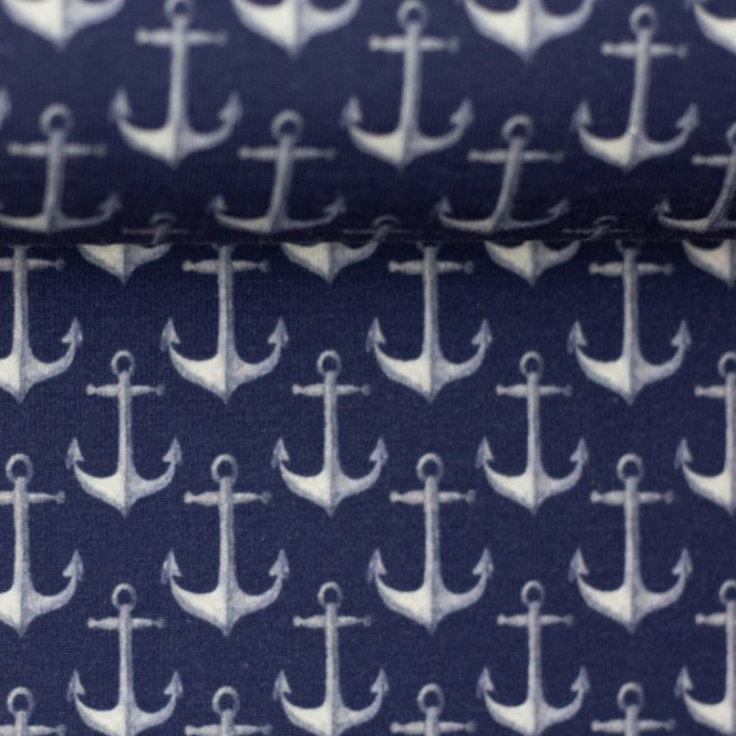 Jersey - NORA - ANKER NAVY by Swafing