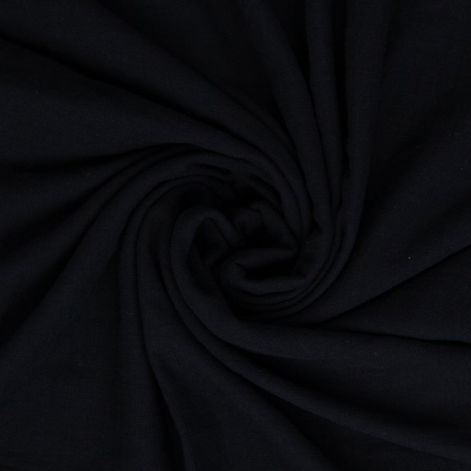 SOREA Double Slub Musselin Swafing SCHWARZ