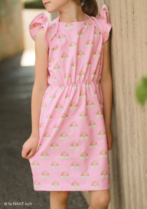 Jersey - NORA - REGENBOGEN PINK by Swafing