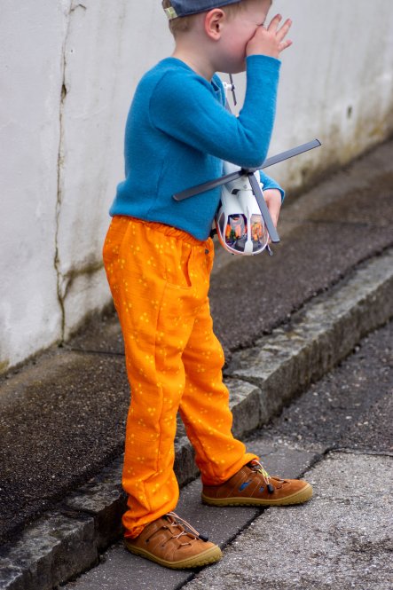 Musselin - Classix STERNE ORANGE