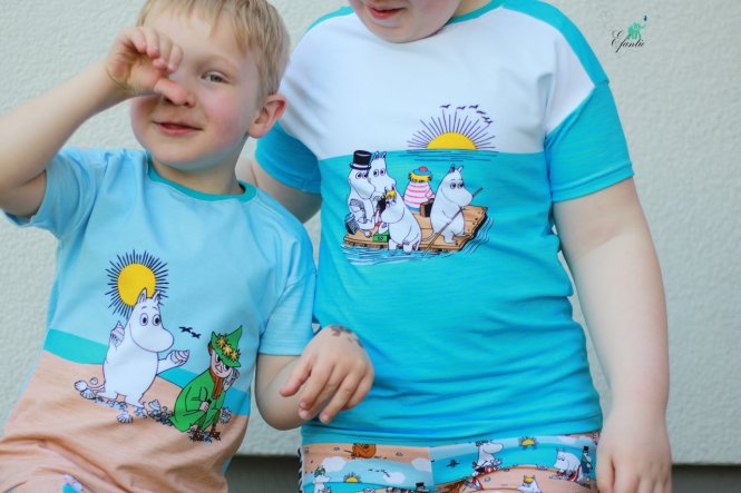 RESTE! Jersey MOOMINS am Strand - PANEL
