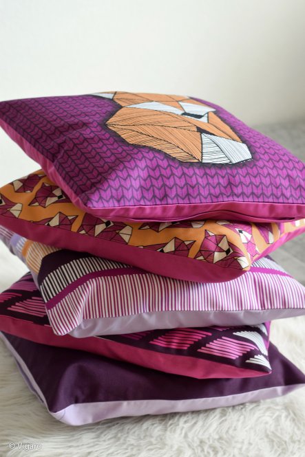 Canvas COZY PILLOW Panel by Lycklig Design BEERE