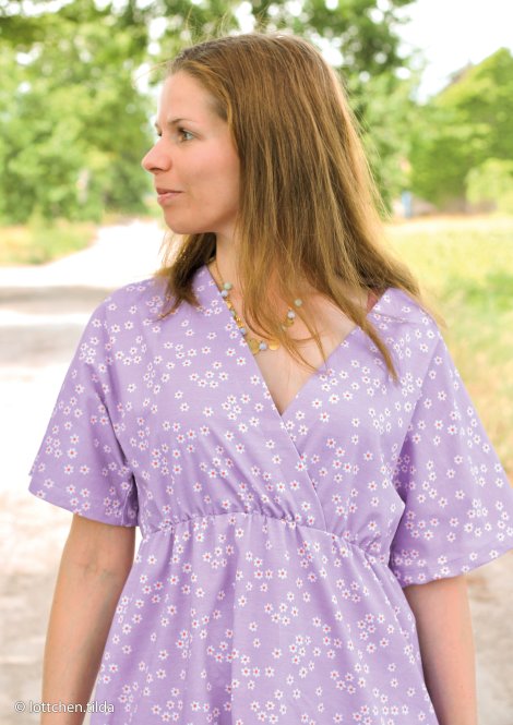 CHOSE HAPPY Jersey by Käselotti Blümchen FLIEDER